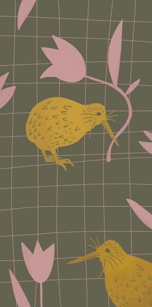 Kiwi-Vogel Wallpaper für's Smartphone